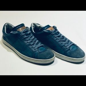 Santoni, Leather and Suede, Sneakers, Authentic